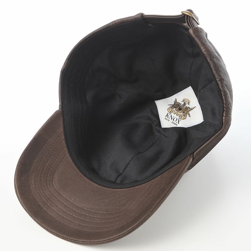 ノックス キャップ 8panel Leather Cap（8パネル レザー キャップ