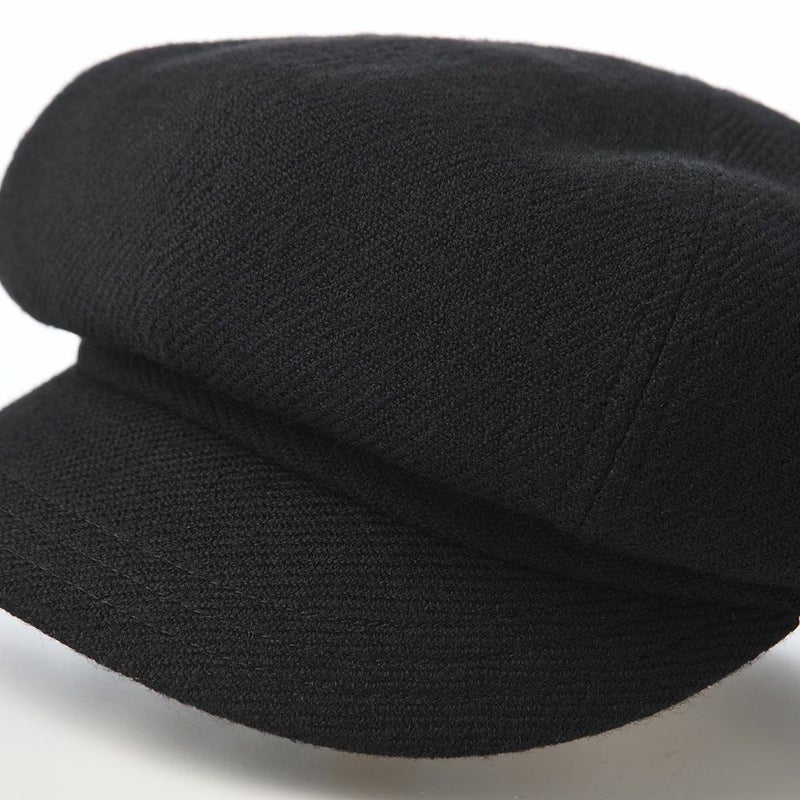 ノックスのキャスケット Wool Serge Casquette（ウールサージ キャスケット） ブラック
