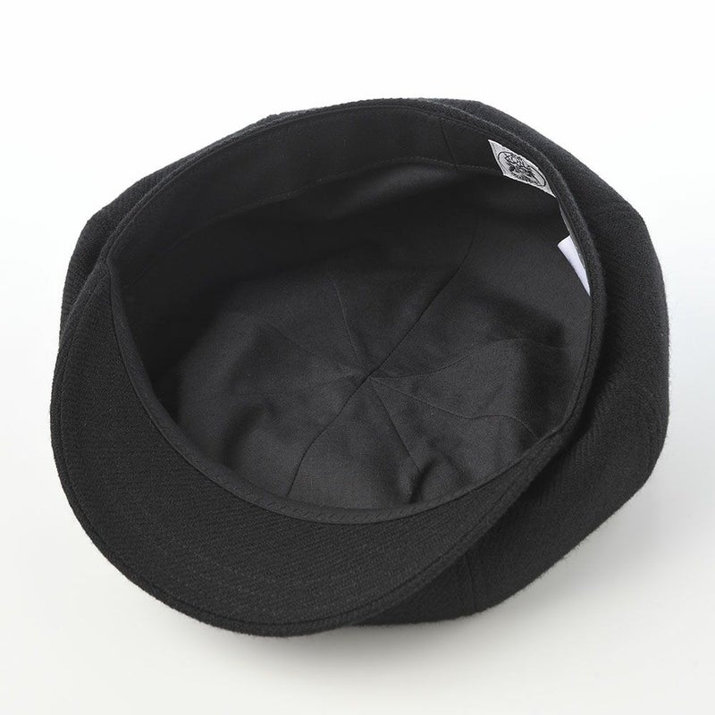 ノックスのキャスケット Wool Serge Casquette（ウールサージ キャスケット） ブラック