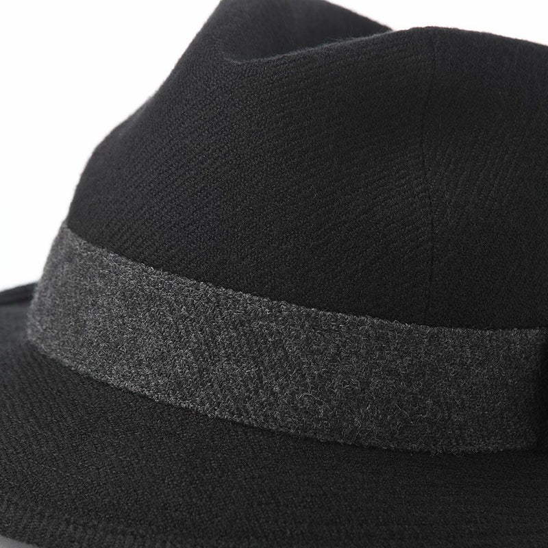 ノックスのソフトハット Wool Serge Windsor（ウールサージ ウインザー） ブラック