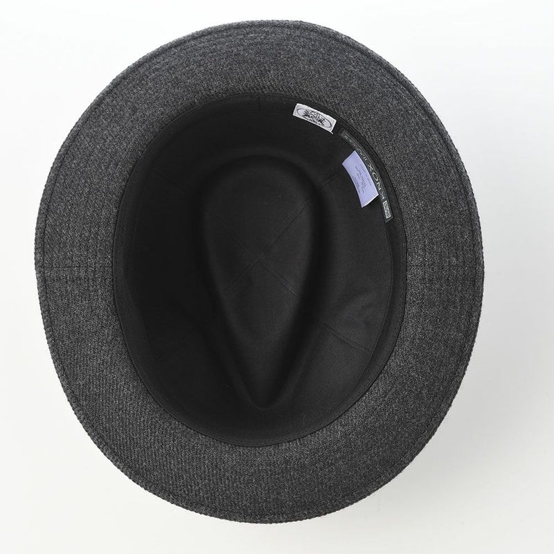 ノックスのソフトハット Wool Serge Windsor（ウールサージ ウインザー） チャコール
