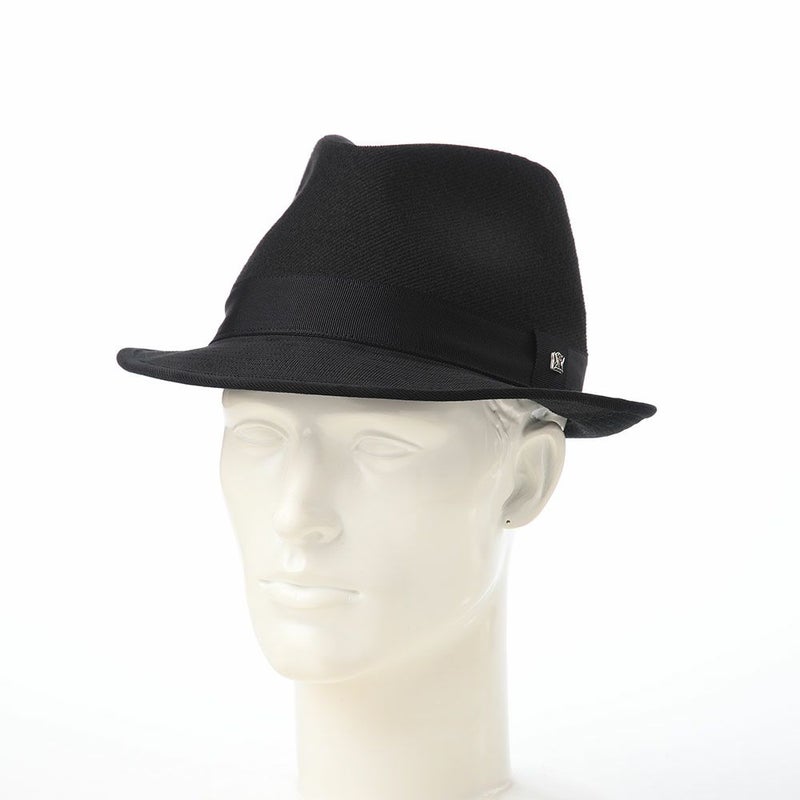 ノックスのソフトハット Melange Serge Corduroy Lescaut（メランジサージ コーデュロイ レスコー）922607R ブラック