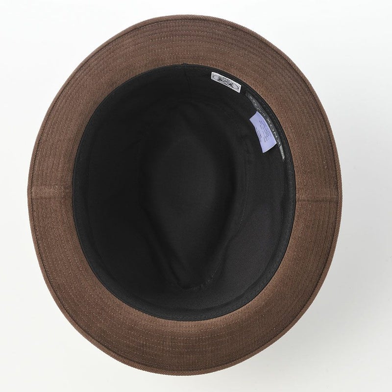 ノックスのソフトハット Melange Serge Corduroy Lescaut（メランジサージ コーデュロイ レスコー）922607R ブラウン