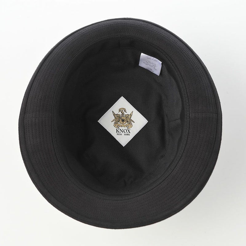 ノックスのソフトハット Suede Combination Soft Hat（スエード コンビネーション ソフトハット） ブラック