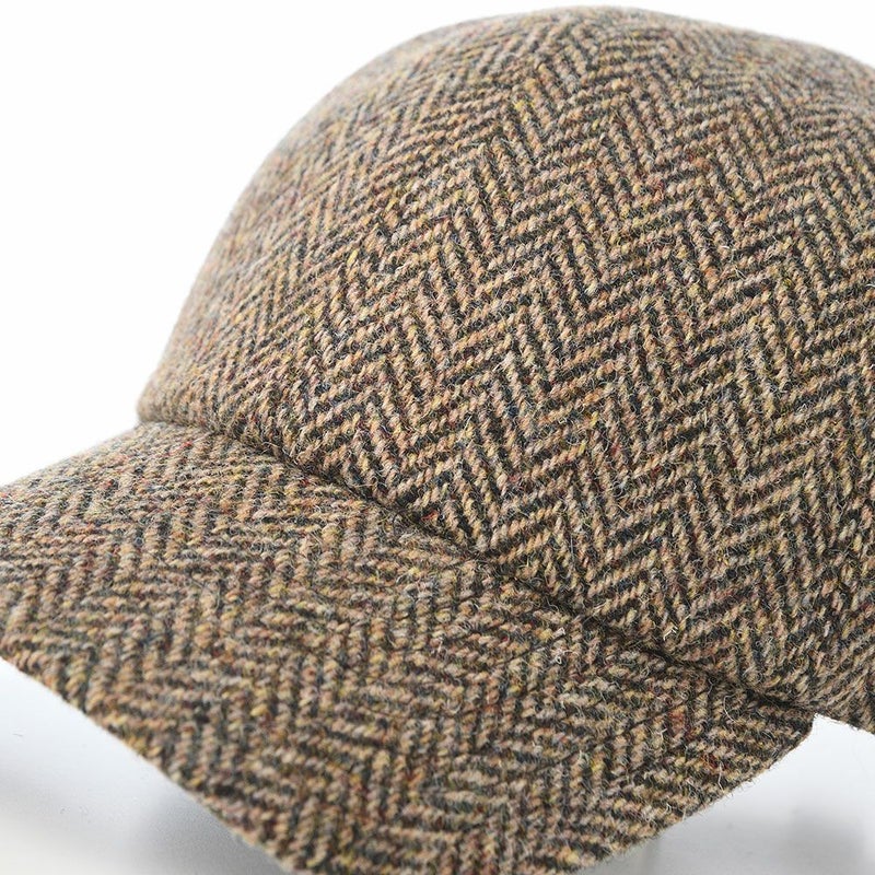 アースのキャップ Harris Tweed Cap（ハリスツイード キャップ） ブラウン