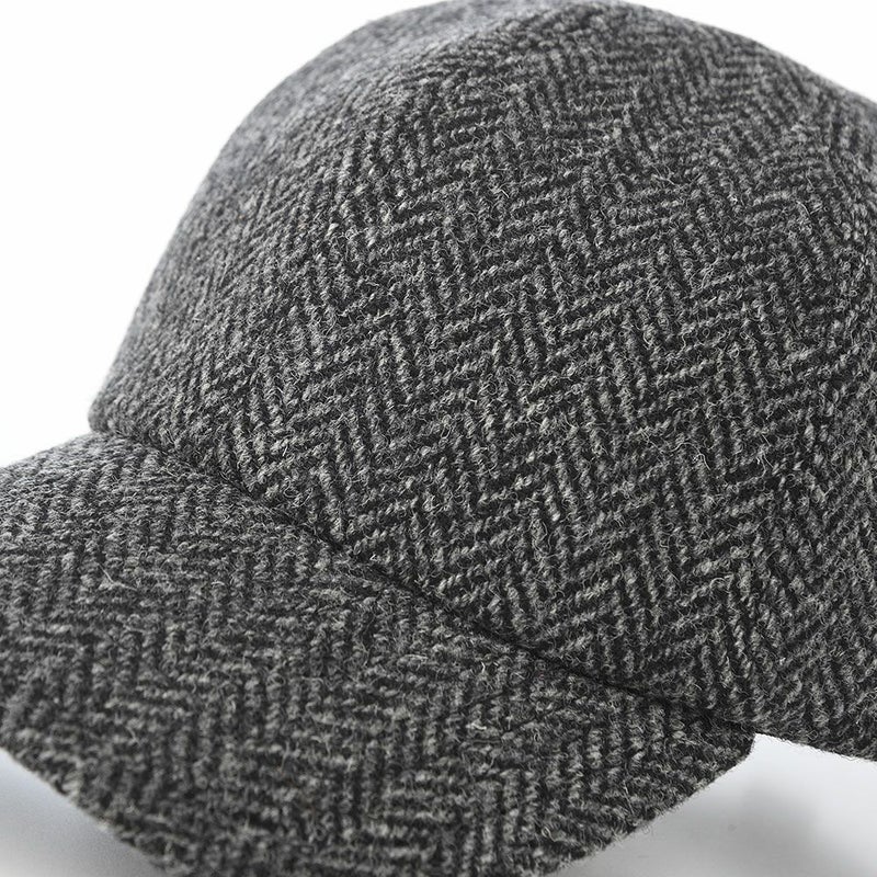 アースのキャップ Harris Tweed Cap（ハリスツイード キャップ） グレー