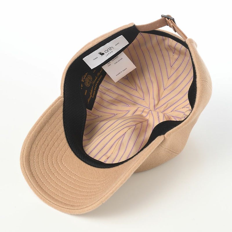 アースのキャップ Cashmere Cap（カシミヤ キャップ） ベージュ