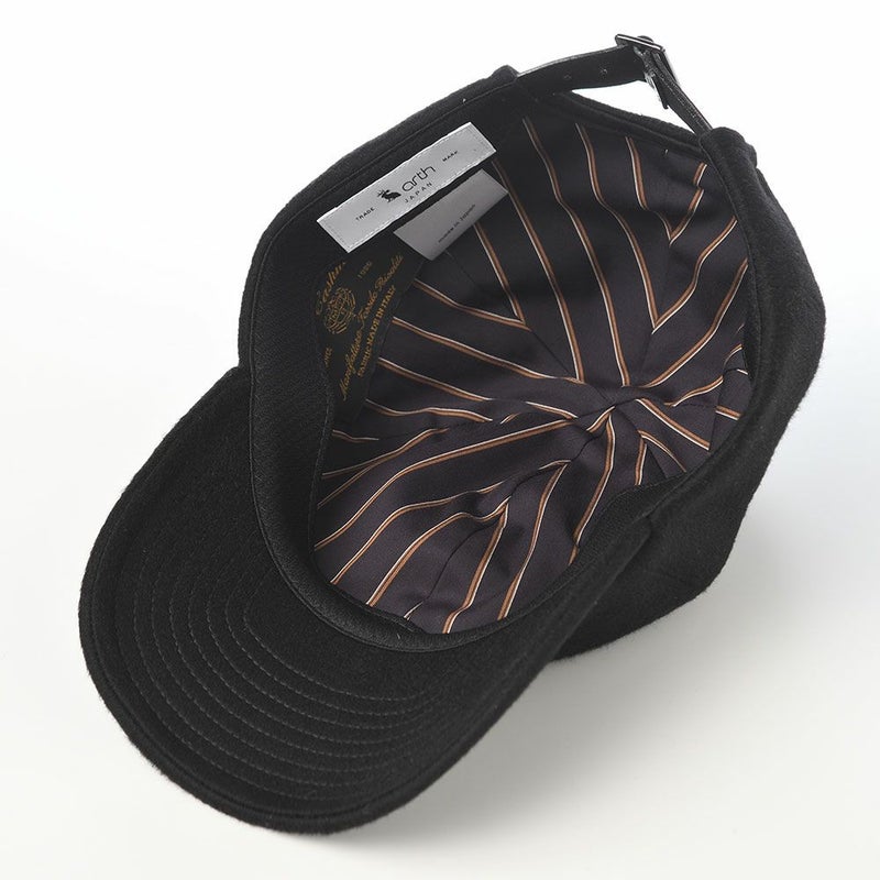 アースのキャップ Cashmere Cap（カシミヤ キャップ） ブラック