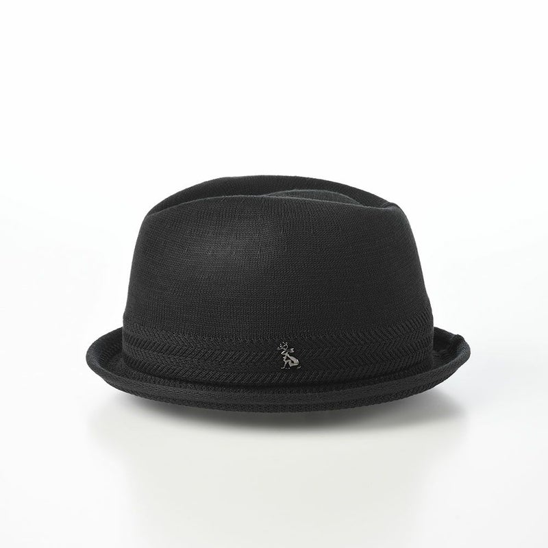 アースのソフトハット TM Short Brim Fedora（ショートブリム フェドラ） ブラック