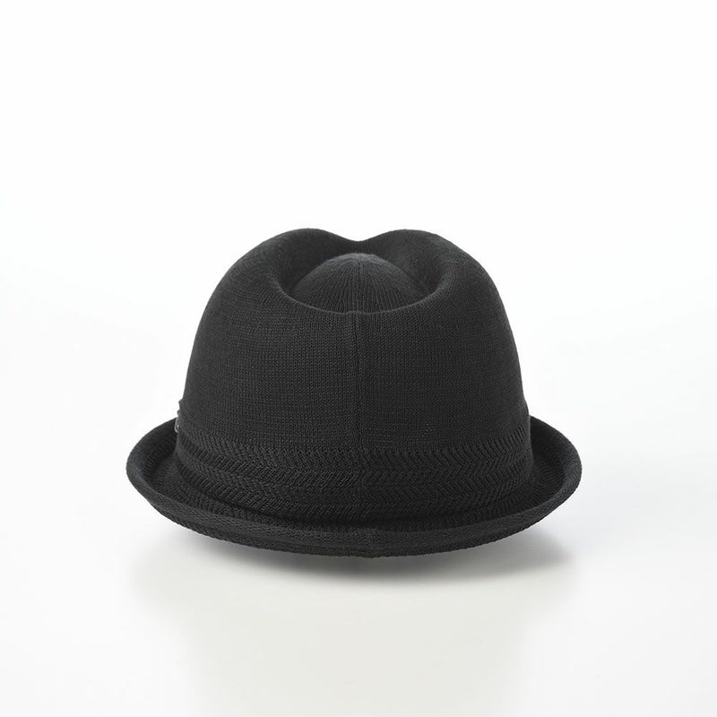 アースのソフトハット TM Short Brim Fedora（ショートブリム フェドラ） ブラック