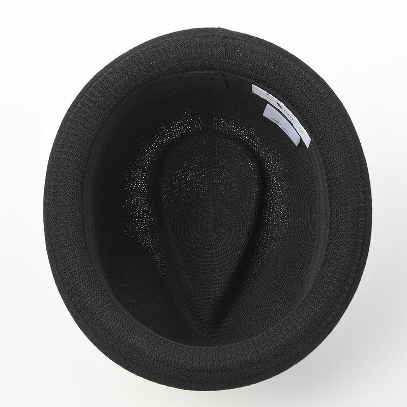 アースのソフトハット TM Short Brim Fedora（ショートブリム フェドラ） ブラック