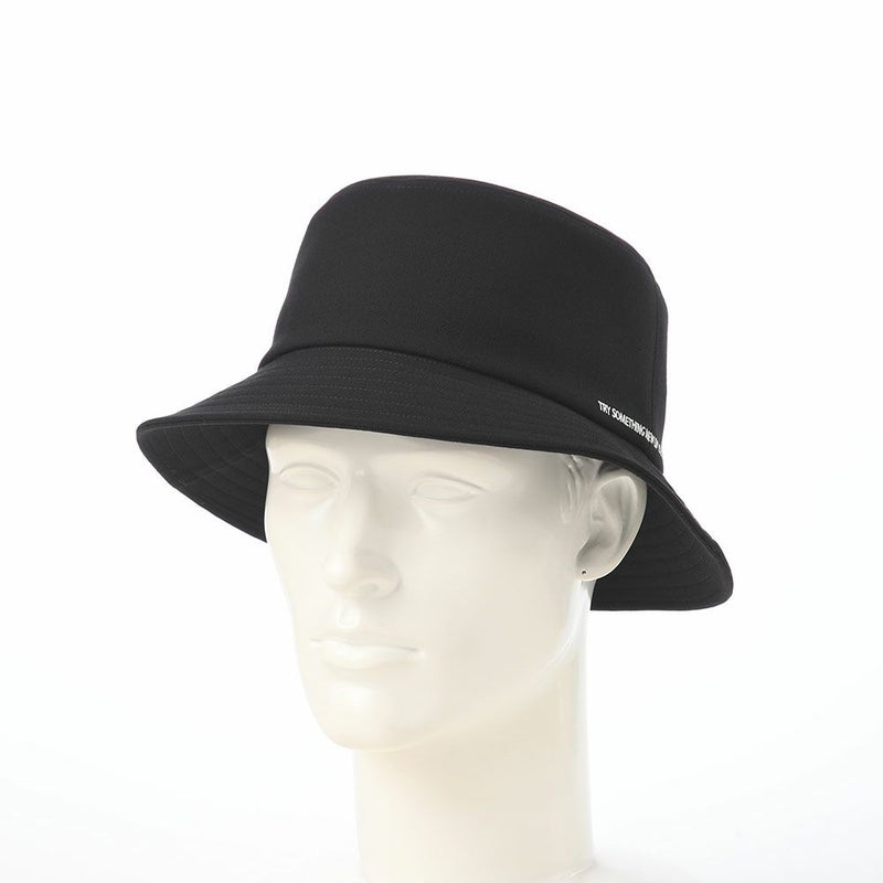 アースのバケットハット Message Bucket（メッセージバケット） ブラック