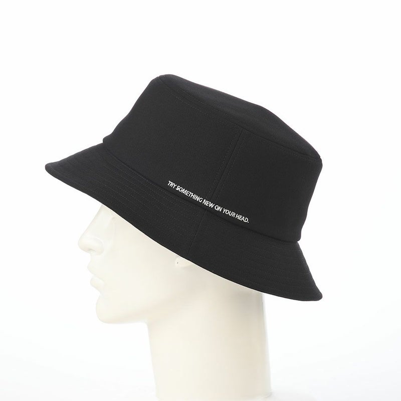 アースのバケットハット Message Bucket（メッセージバケット） ブラック