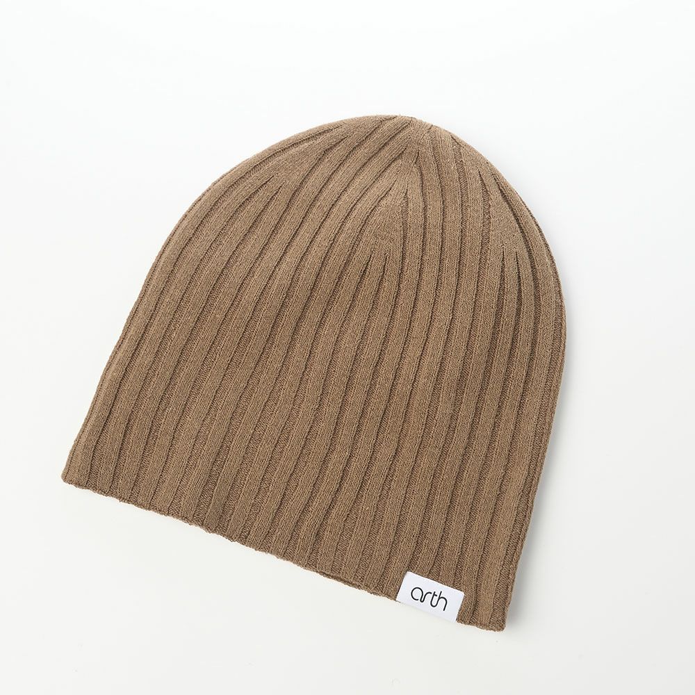 アース ニット帽 Silk Double Beanie（シルク ダブルビーニー