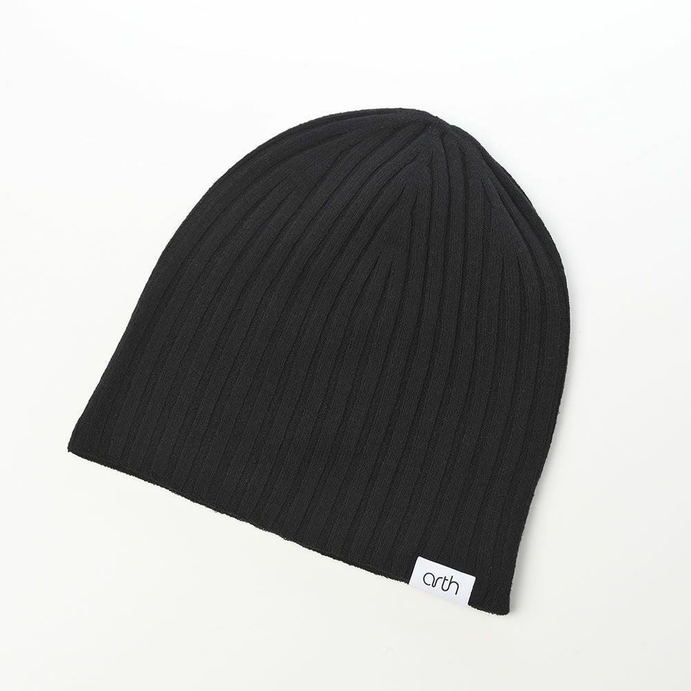 アース ニット帽 Silk Double Beanie（シルク ダブルビーニー