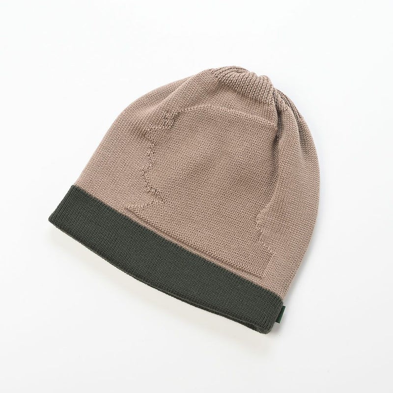 ガリュープラネットのニット帽 Watch Cap（ワッチキャップ）752 ベージュグリーン