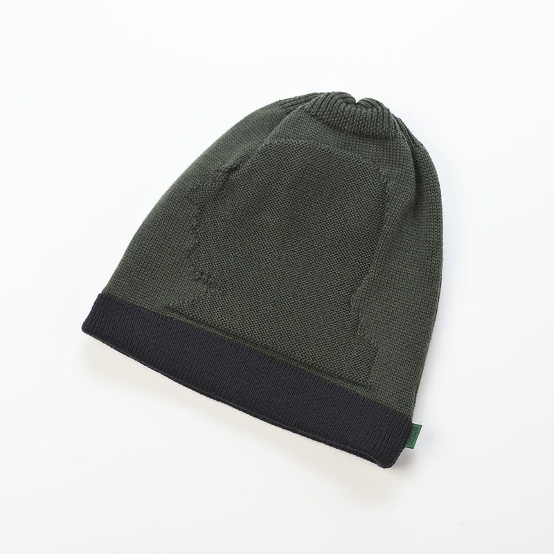 ガリュープラネットのニット帽 Watch Cap（ワッチキャップ）752 グリーンネイビー