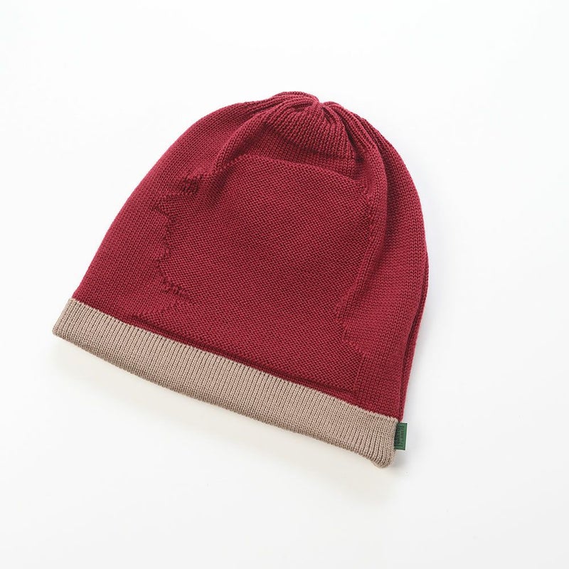 ガリュープラネットのニット帽 Watch Cap（ワッチキャップ）752 ワインベージュ