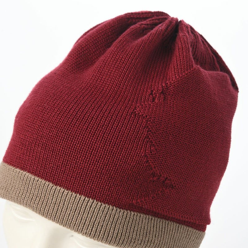 ガリュープラネットのニット帽 Watch Cap（ワッチキャップ）752 ワインベージュ