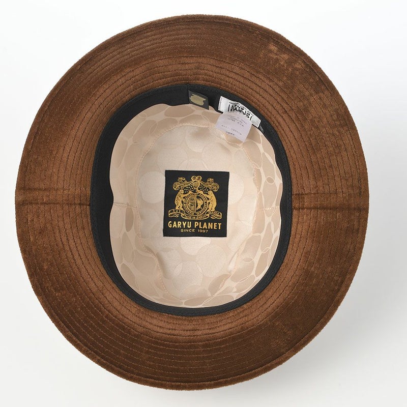 ガリュープラネットのソフトハット Velvet Hat（ベルベットハット）770 ブラウン