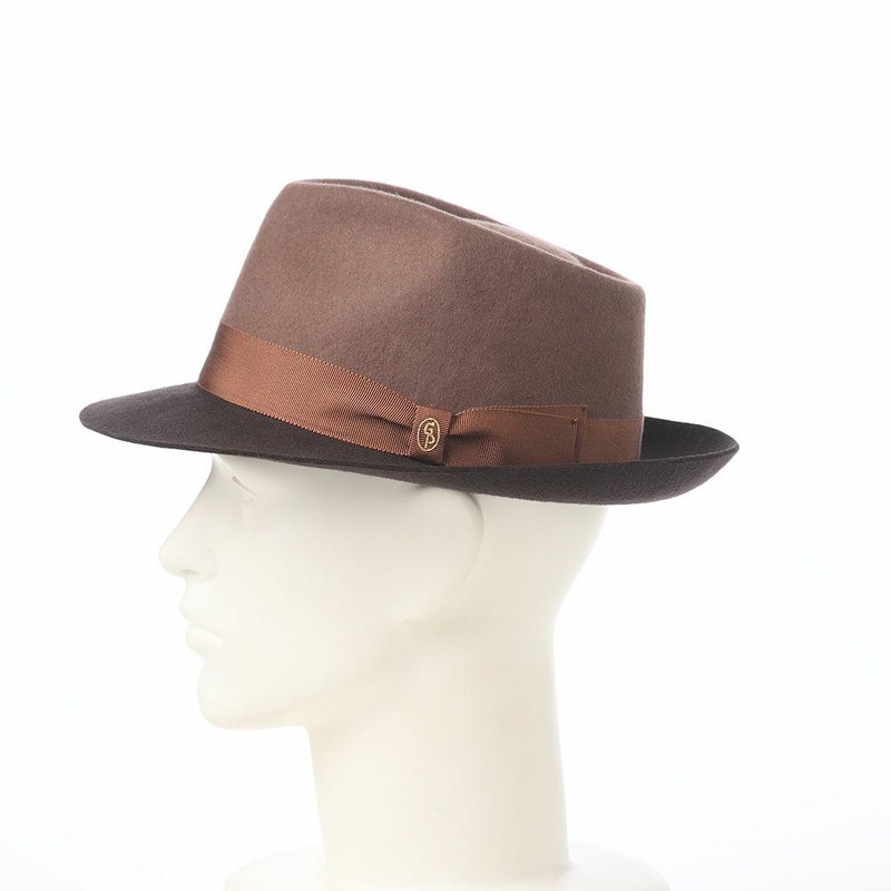ガリュープラネットのフェルトハット Bicolor Felt Hat（バイカラー フェルトハット）859 ベージュ