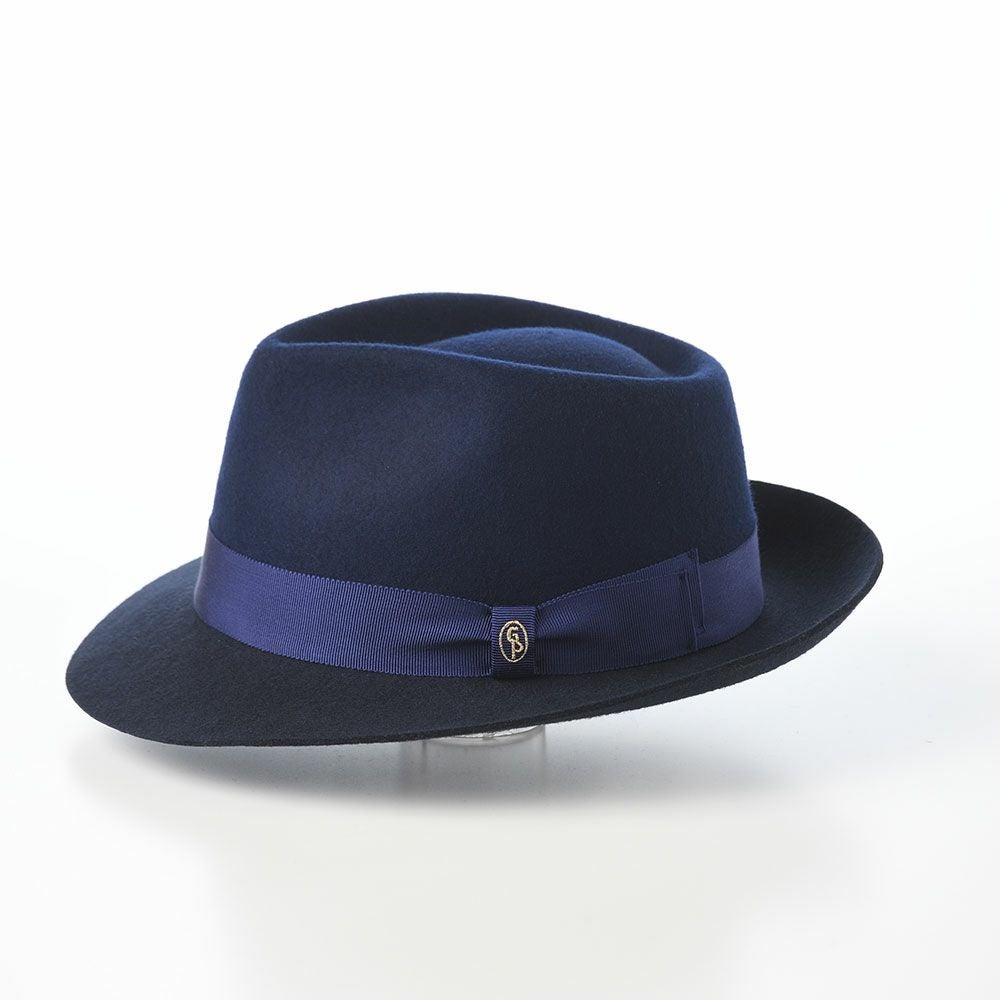 Mr. FATHAN & CO. ダークブルー ウールハット ガリュープラネット フェルトハット Bicolor Felt Hat（バイカラー