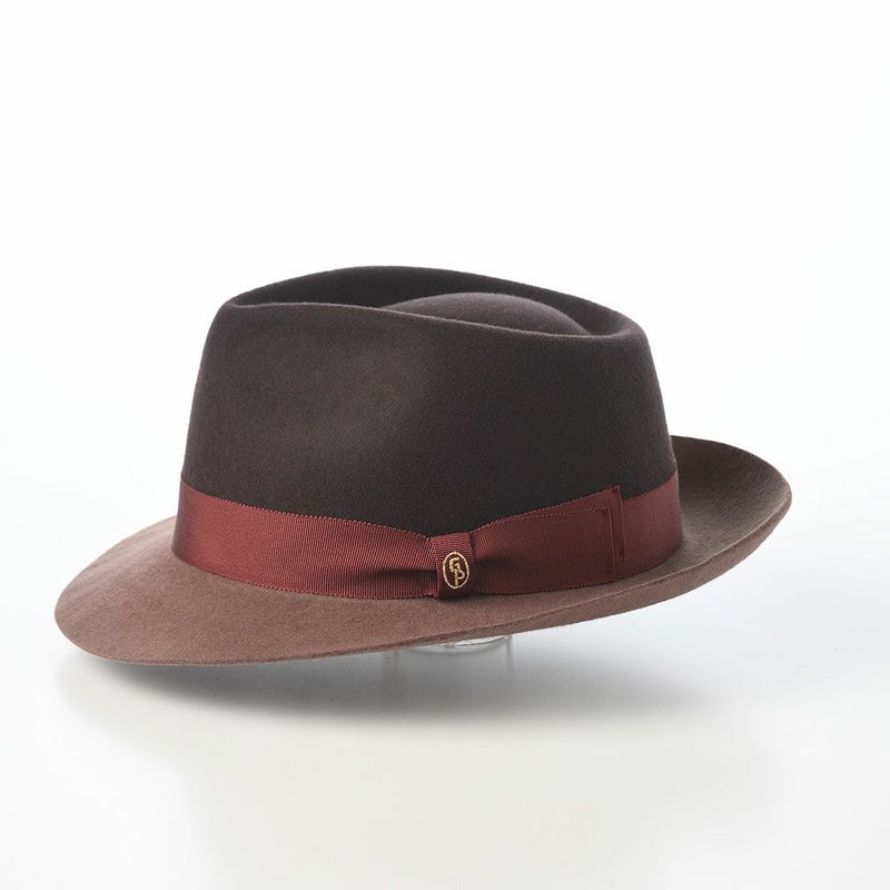 ガリュープラネットのフェルトハット Bicolor Felt Hat（バイカラー フェルトハット）859 ブラウン