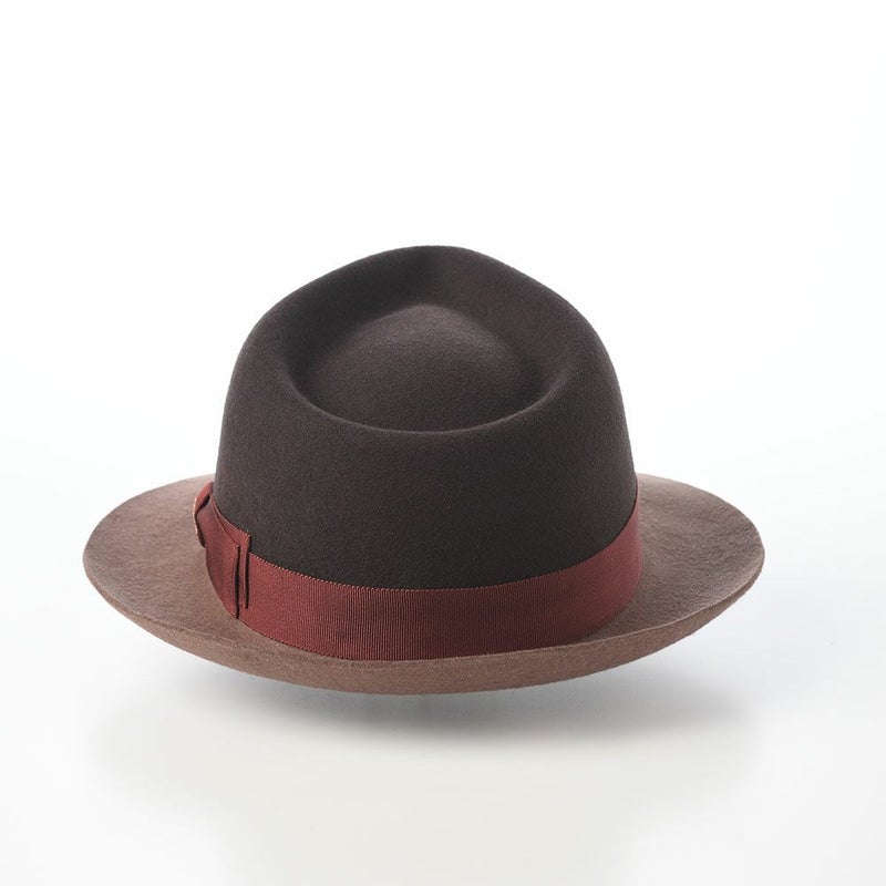 ガリュープラネットのフェルトハット Bicolor Felt Hat（バイカラー フェルトハット）859 ブラウン