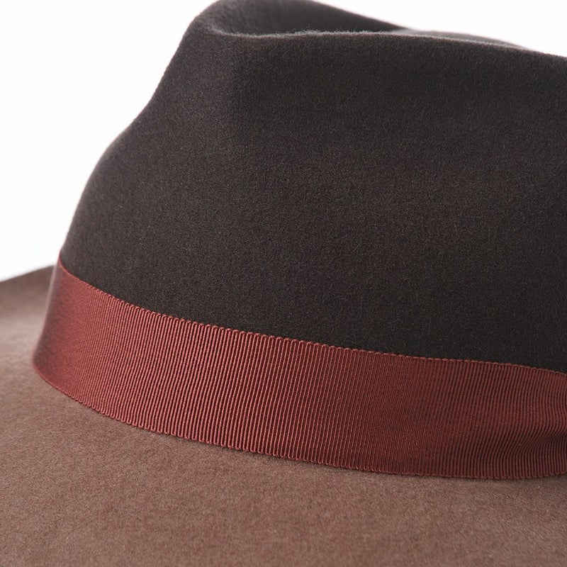 ガリュープラネットのフェルトハット Bicolor Felt Hat（バイカラー フェルトハット）859 ブラウン