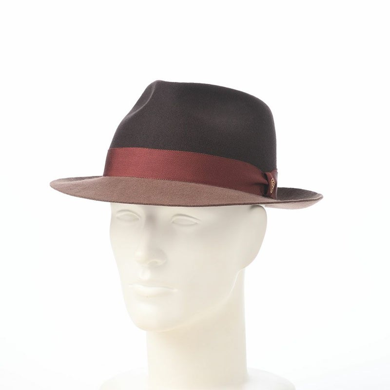 ガリュープラネットのフェルトハット Bicolor Felt Hat（バイカラー フェルトハット）859 ブラウン
