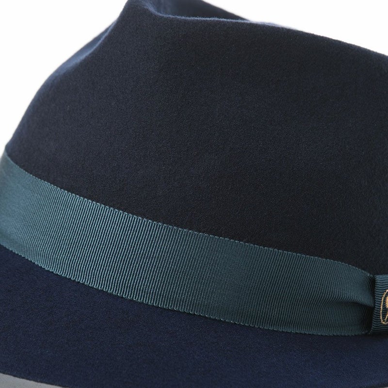ガリュープラネットのフェルトハット Bicolor Felt Hat（バイカラー フェルトハット）859 ネイビー