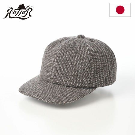 レッターのキャップ Glen cap（グレン キャップ） チャコール