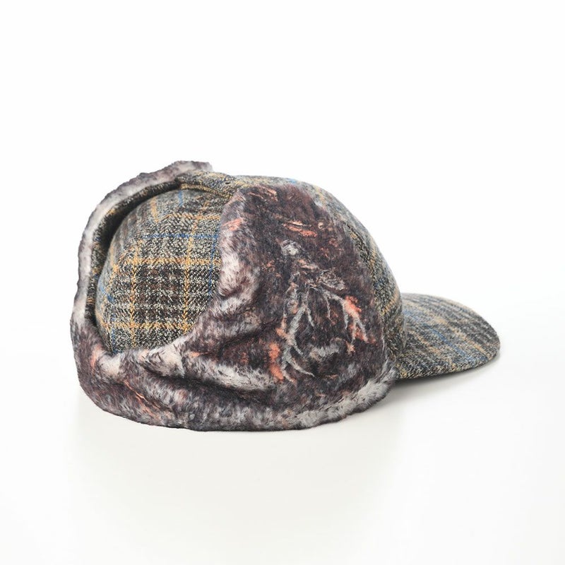 レッターのキャップ Check Cotton Cap（チェックコットンキャップ） グレー