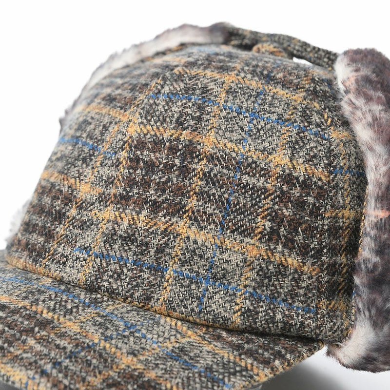 レッターのキャップ Check Cotton Cap（チェックコットンキャップ） グレー