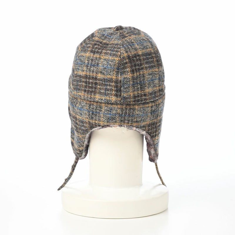 レッターのキャップ Check Cotton Cap（チェックコットンキャップ） グレー
