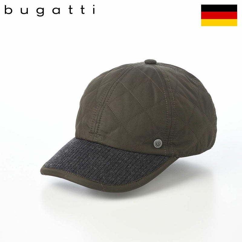 ブガッティのキャップ Quilting Cap（キルティング キャップ） 629239 ダークオリーブ