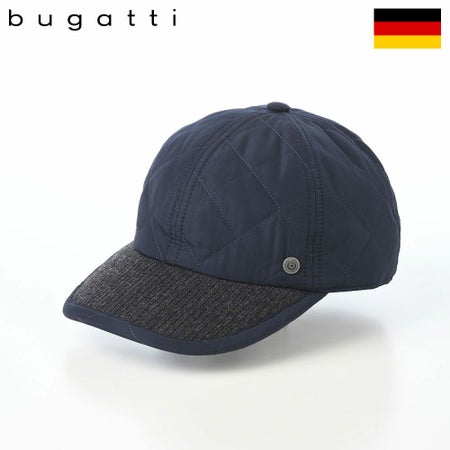 ブガッティのキャップ Quilting Cap（キルティング キャップ） 629239 ネイビー