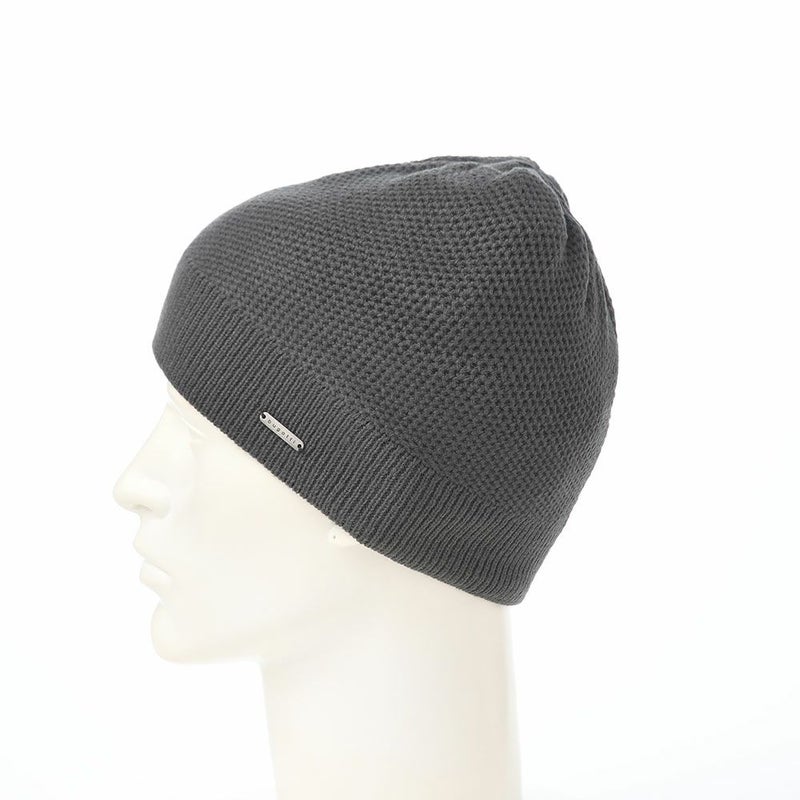 ブガッティのニット帽 Honeycomb Knitted Beanie（ハニカム ニットビーニー） 629316 チャコール