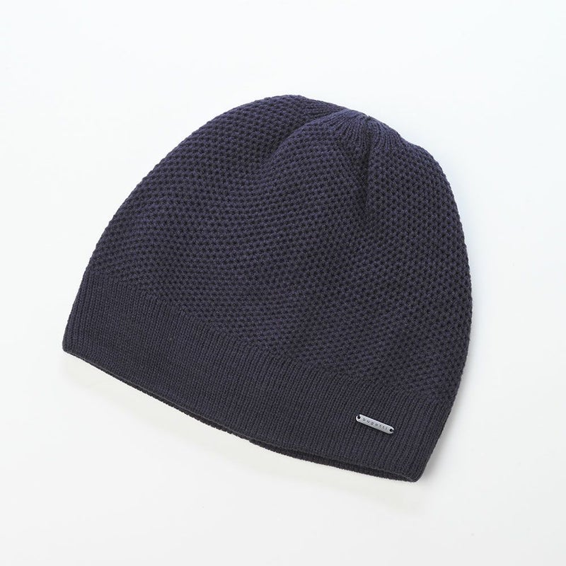 ブガッティのニット帽 Honeycomb Knitted Beanie（ハニカム ニットビーニー） 629316 ネイビー