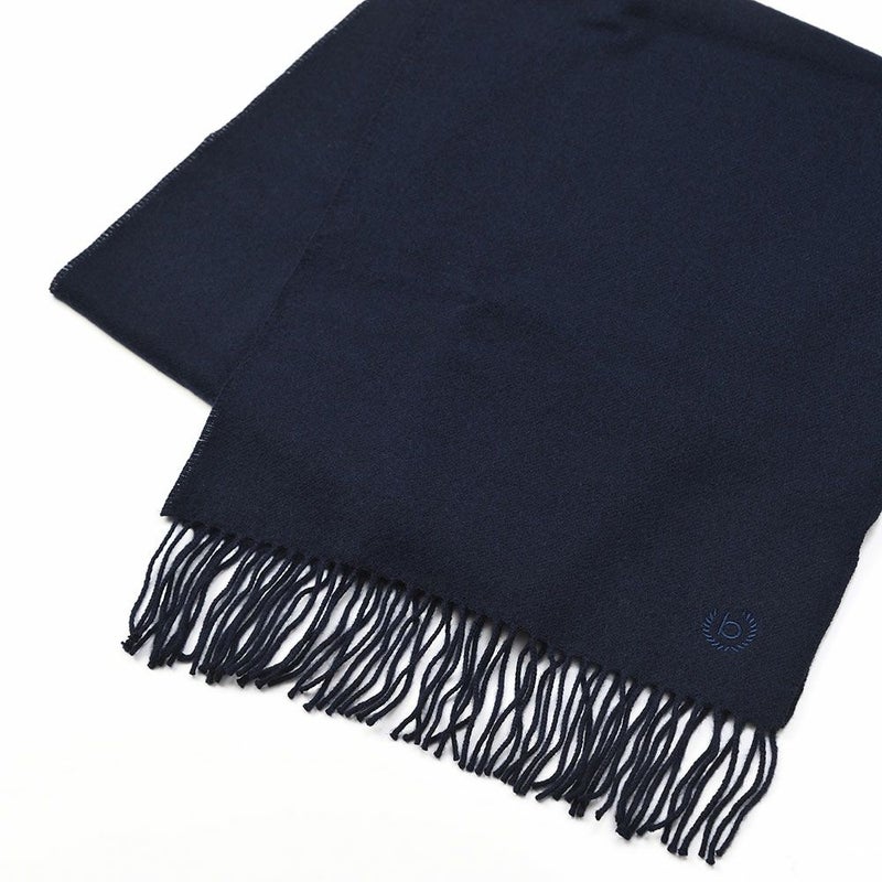ブガッティのスカーフ・マフラー Virgin Wool Scarf ＆ Beanie（バージンウール スカーフ＆ビーニー） 630214 ネイビー