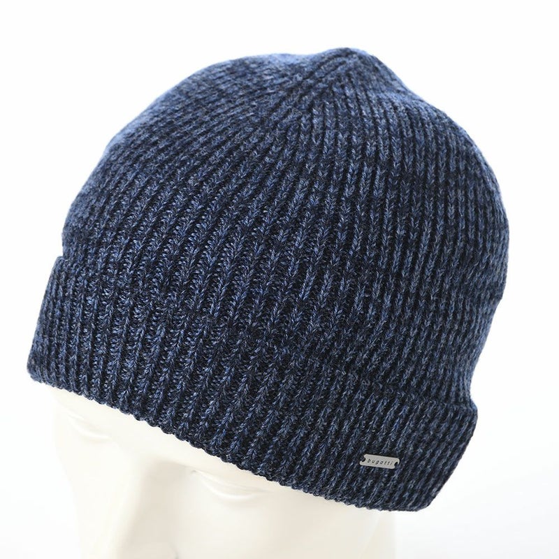 ブガッティのスカーフ・マフラー Virgin Wool Scarf ＆ Beanie（バージンウール スカーフ＆ビーニー） 630214 ネイビー