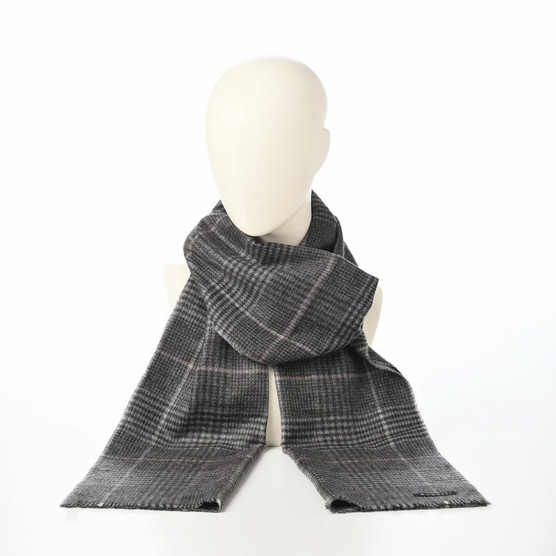 ブガッティのスカーフ・マフラー Doubleface Scarf（ダブルフェイススカーフ） 630338 チャコール