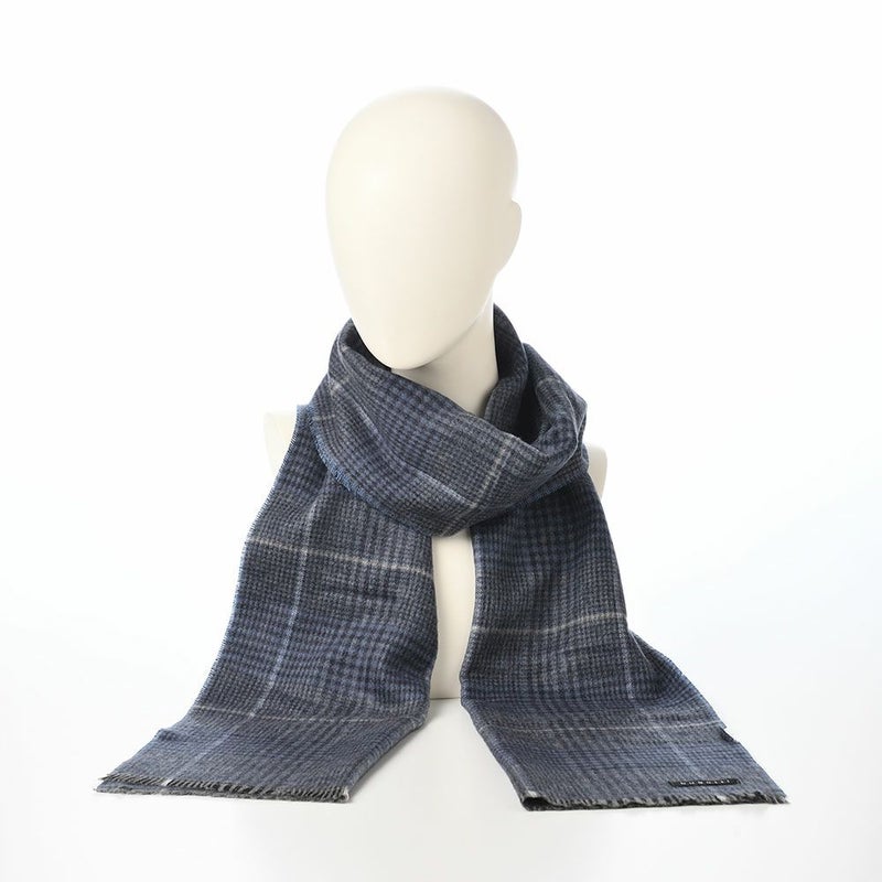 ブガッティのスカーフ・マフラー Doubleface Scarf（ダブルフェイススカーフ） 630338 ネイビー
