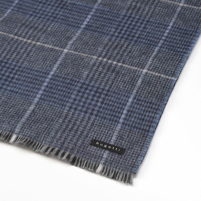 ブガッティのスカーフ・マフラー Doubleface Scarf（ダブルフェイススカーフ） 630338 ネイビー