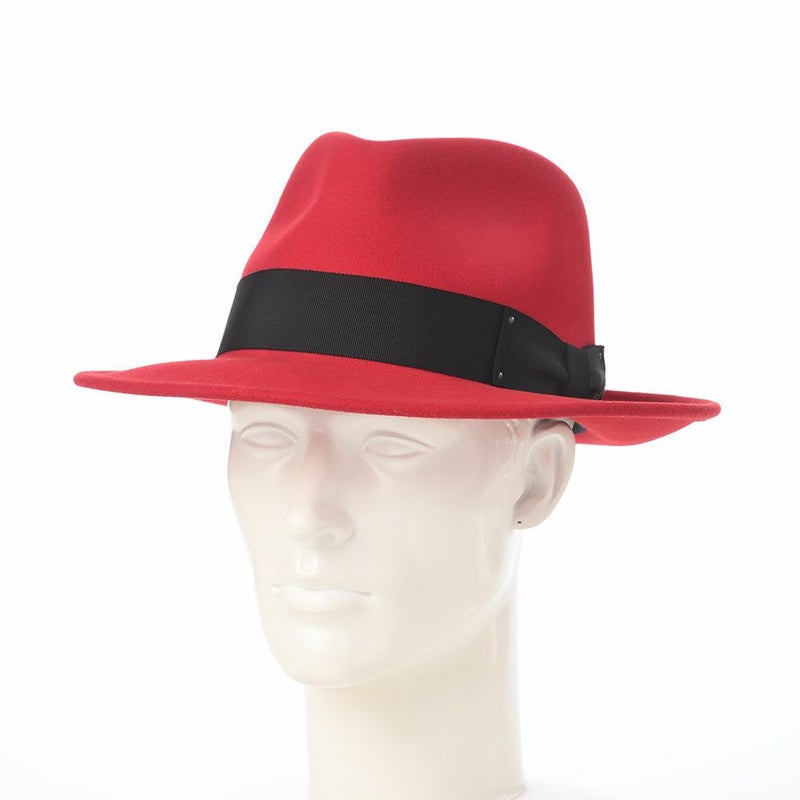 ベイリーのフェルトハット LITEFELT FEDORA（ライトフェルト フェドラ） レッド