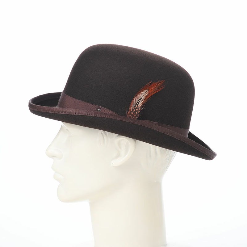 ベイリーのフェルトハット BOWLER DERBY（ボーラーダービー） ブラウン