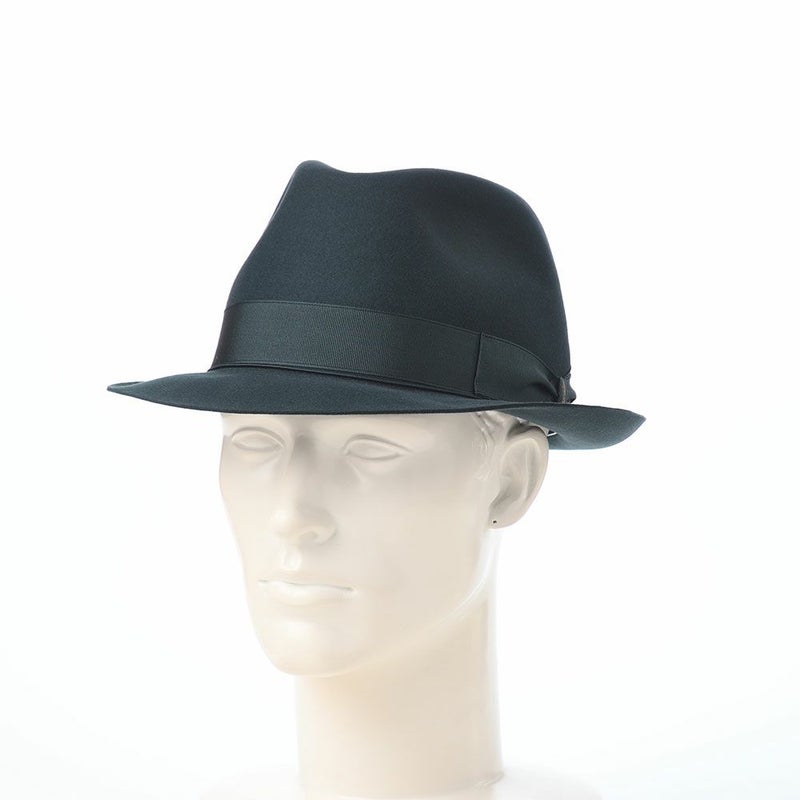 ボルサリーノのフェルトハット Q.S. Charlait Rasato（Q.S. シャルレイ ラザート） 111160 ブルーグレー