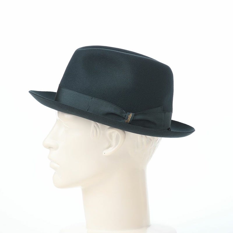 ボルサリーノのフェルトハット Q.S. Charlait Rasato（Q.S. シャルレイ ラザート） 111160 ブルーグレー