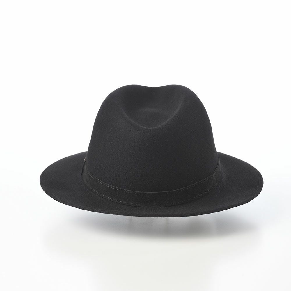 スタッズ付き黒ウール　ハット Schott N.Y.C（ショット） ウールフェルト 星 スター スタッズ ハット
