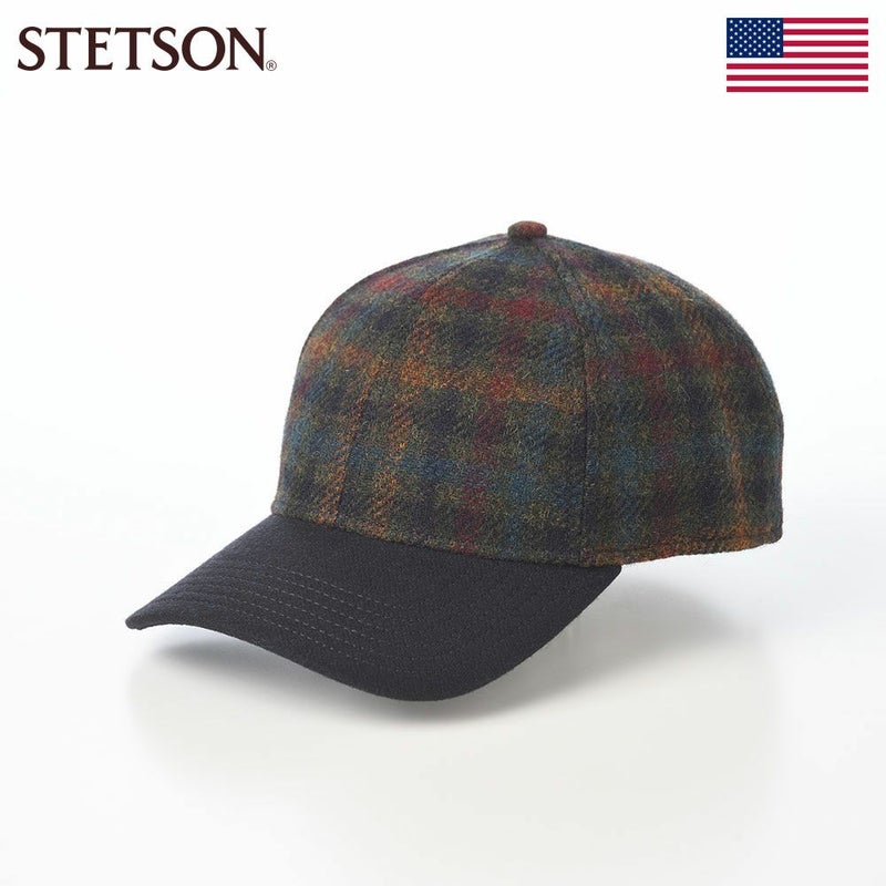 ステットソンのキャップ BRIITISH WOOL CAP（ブリティッシュウール キャップ） ST305EU ブラウン